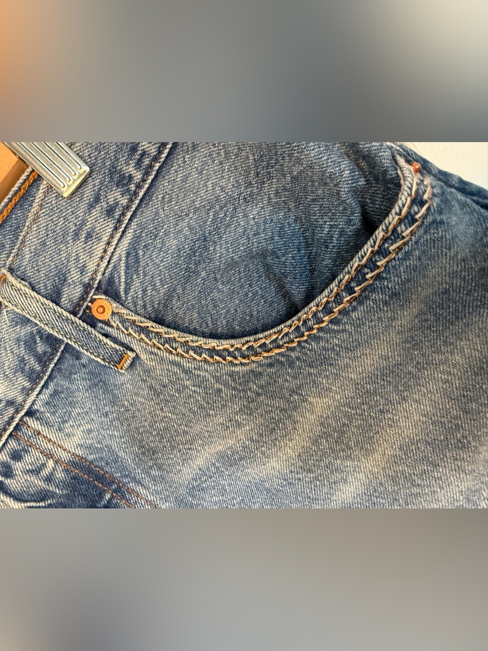 Levi's Womens 501 Original Shorts Denim Shorts - Size 34 - Picture 6 of 12